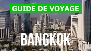 La ville de Bangkok en 4k Thaïlande lieux à visiter à Bangkok [upl. by Naujed]