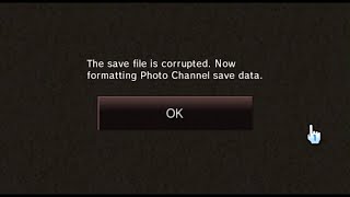 Corrupted Save Data in the Photo Channel  Corrupted SD Card Error [upl. by Bushore446]