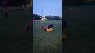 Garib Ka Back Handspring Stunt cricketfield shorts viralshort shortsfeed stunt youtubeshort [upl. by Aihsotal250]