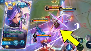 GLOBAL BENEDETTA EARLY GAME BUILD amp EMBLEM 100 BROKEN  BENEDETTA GAMEPLAY  MLBB [upl. by Agamemnon]