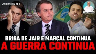 GUERRA ENTRE BOLSONARO E MARÇAL PIORA DEPOIS DA ELEIÇÃO E COACH VAI PRA CIMA DO MITO [upl. by Libbey]