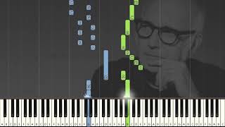 Divenire  Ludovico Einaudi  Piano Tutorial  Synthesia  How to play  Easy Piano [upl. by Einhorn]