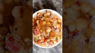 Aj chaat aesy bna li  Alu chana chat recipe [upl. by Ardnuahs]