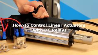 How To Control Linear Actuators with 12 VDC Relays [upl. by Wolgast]