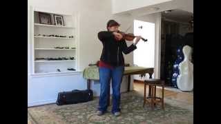 1721 LADY BLUNT Stradivarius Model by A FeinAtelier Cremone Played by Amy Tobin [upl. by Kries]