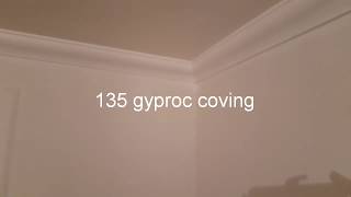 135 mm gyproc coving or s profile coving [upl. by Enilrahc860]