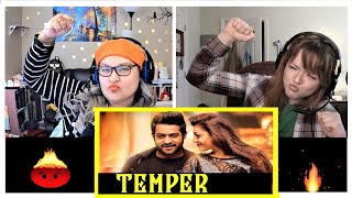 TEMPER Song REACTION JR NTR Kajal Agarwal TEMPER [upl. by Amehsat]