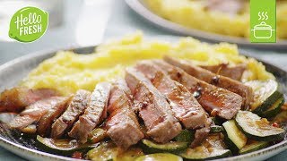 Mariniertes Rindersteak  Rezept für Steak  HelloFresh [upl. by Alwyn]