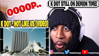 DRAKES REPAST Kendrick Lamar  Not Like Us Music Video REACTION [upl. by Wiltsey]