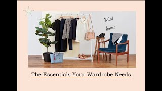 The Essentials Your Wardrobe Needs l MUST HAVES l fashion video viralvideo viral style [upl. by Trakas]