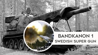 Bandkanon 1  Incredible Swedish SPH With 15 Shells In 45 Seconds [upl. by Nirtiak]