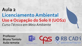 UOS  Aula 2  Licenciamento Ambiental [upl. by Atterbury]