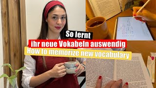 So lernt ihr neue Vokabeln auswendig [upl. by Nosnor]