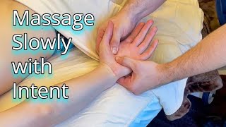 Deep Tissue Hand and Forearm Massage No Music [upl. by Yesak839]