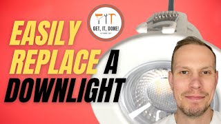 Downlights  How to Easily Replace fixed LED Downlight [upl. by Ferriter245]