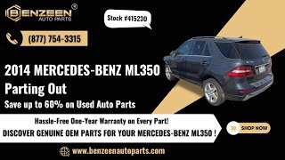 STK  41523O 2014 MERCEDES ML350   KEY  STARTS  parts for saleSave up to 60 on used autoparts [upl. by Klimesh]