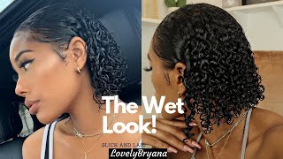 The Wet Look  Juicy Curls 3B3C Fine Hair  LovelyBryana [upl. by Ettevol]