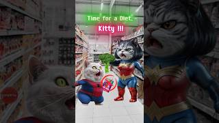 Time for a Diet Kitty Youre Too Chubby 🐱💪catlover funny cutecat [upl. by Uuge]