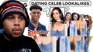 Blind dating by celeb lookalikes  vs 1  Reaction [upl. by Casandra]