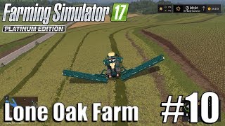 Farming Simulator 17  Lone Oak farm  Timelapse  10  Fresh Grass [upl. by Adniralc822]