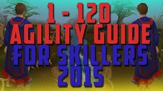 Runescape  1  99  120 Agility Guide  Level 3 Skillers 2015 [upl. by Haldes]