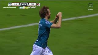 Gol de Fernando Aristeguieta  Puebla 31 Xolos  Liga BBVA MX  Grita México C22  Jornada 3 [upl. by Madra652]