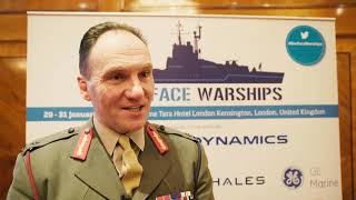 Surface Warships 2019 Insights from Major General Stickland [upl. by Aseret491]