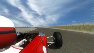 rFactor F1 1967 Reloaded Ferrari Blyton Park [upl. by Dragde]