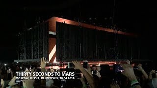 30 Seconds To Mars  Live in Moscow 20180428  Full show [upl. by Wendie]