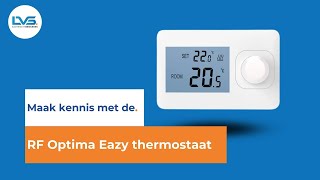 De gebruiksvriendelijke thermostaat  De RF Optima Eazy [upl. by Musa]