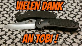 ✔DANKE AN TOBI Cuscadi Griffschalen fürs Benchmade Griptilian 550 hc [upl. by Card]