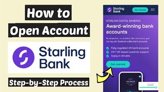 How To Set Up An Account on Starling Bank  open personal account with Starling bank  online open [upl. by Narcis]