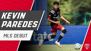 Homegrown Kevin Paredes makes MLS Debut [upl. by Enois]