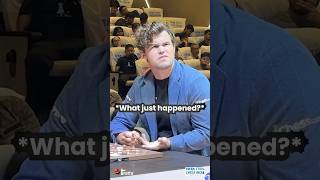 Unbelievable BLUNDER SHOCKS Magnus Carlsen 😱 magnuscarlsen nodirbekabdusattorov chess [upl. by Eehsar]