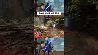 sneak attack with bb8 in Starwars Battlefront 2 [upl. by Ramonda]