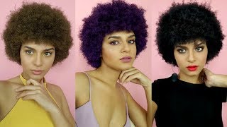 Mofajang Hair Color Wax Review On Type 4 Hair  Gold Purple Black [upl. by Aneis]