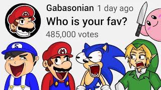 “Who Is Your Favorite” Poll Compilation 2  Gabasonian [upl. by Feetal270]