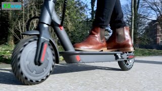 iezway EZ6 350W Electric Scooter Best riding review  Cruise Control [upl. by Plunkett531]