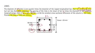 AXIALLY LOADED COLUMN BS8110 civilengineering tutorial [upl. by Tuttle]