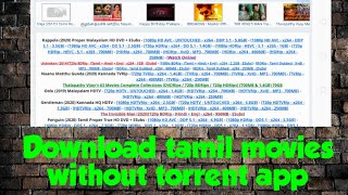 How to download tamil movies in tamilrockers without torrent app  computer studio  official [upl. by Powder]