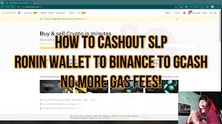 how to cashout slp direct to binance and gcash  no gas fee direct cashout to gcash and binance [upl. by Naryk18]