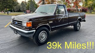 39k mile 1990 Ford F250 460cu fuel injected big block 5speed [upl. by Cynthea]