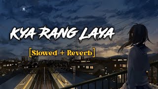 Kya Rang Laya Slowed  Reverb  Lofi Song  Lofi Mix [upl. by Ecnerrat96]