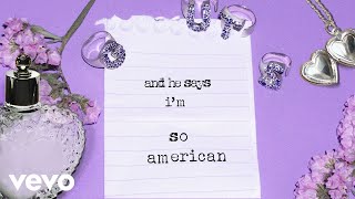 Olivia Rodrigo  so american Official Lyric Video [upl. by Adnuhsat]