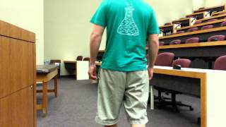 Antalgic Gait Demonstration [upl. by Annoyk630]