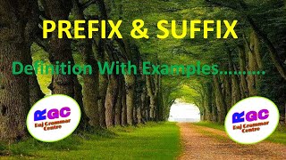 Prefix and Suffix in English Grammar [upl. by Atteirneh]