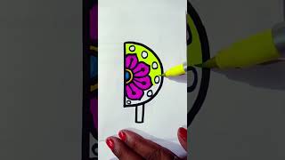 Flower candy colour drawing viralshort youtubeshorts shortsfeed drawing artwork [upl. by Aruasi288]