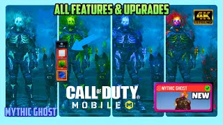 ✨Mythic Ghost✨ All Features and Upgrades  Colors Palette  COD Mobile [upl. by Almap598]