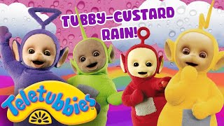 Lets Play In The Rain With The Teletubbies  Toddler Learning  Learn with the Teletubbies [upl. by Henrieta]