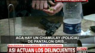 C5N  POLICIALES SALIDERAS BANCARIAS LAS ESCUCHAS [upl. by Sidonnie]